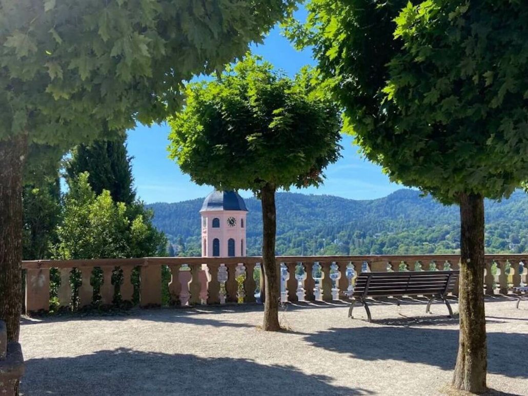 Aussicht Neues Schloss in Baden-Baden | Hotel am Sophienpark