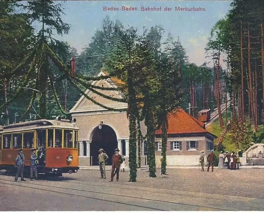 Historic Merkur Valley Station in Baden-Baden | Hotel am Sophienpark