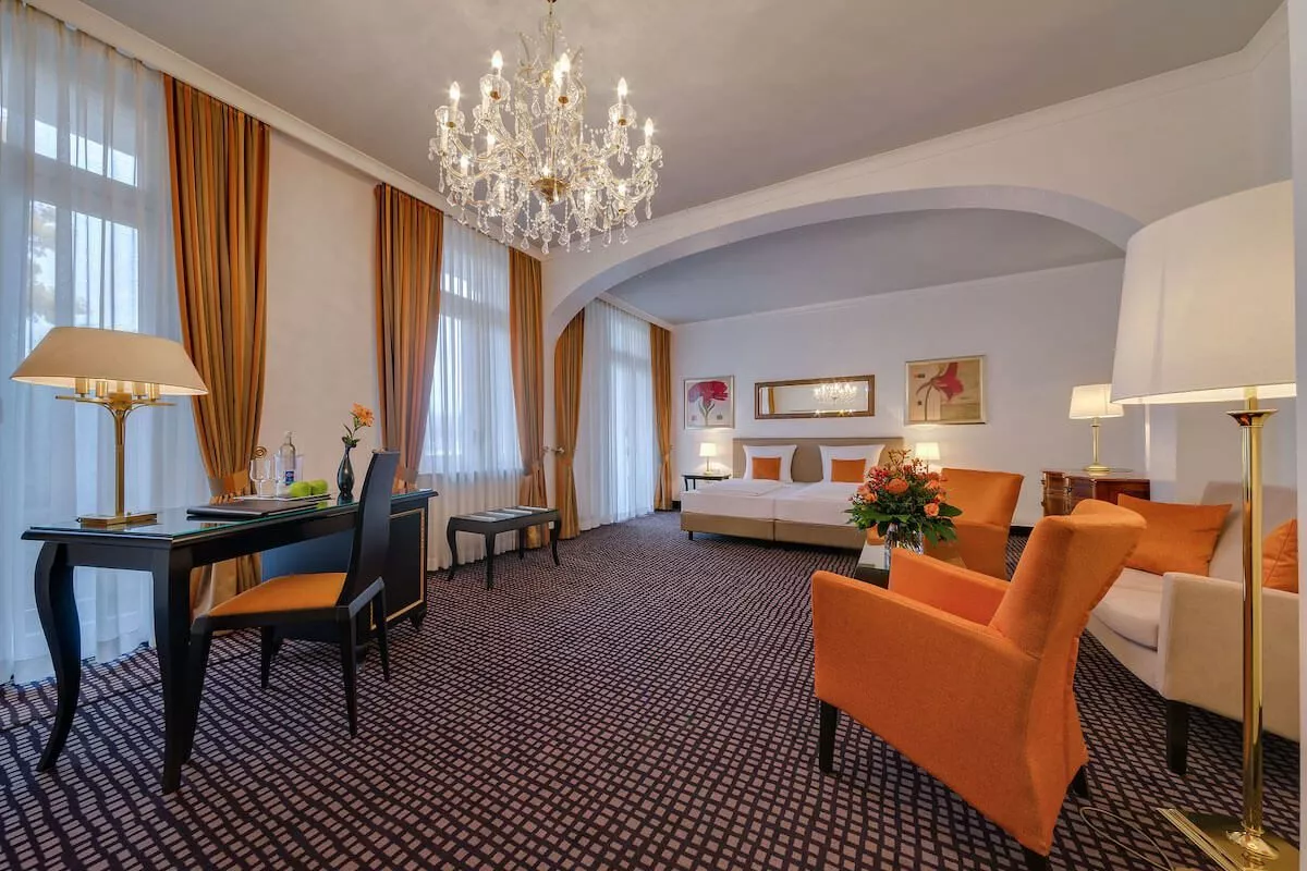 Junior Suite Parkseite Doppelzimmer in Baden-Baden | Hotel am Sophienpark