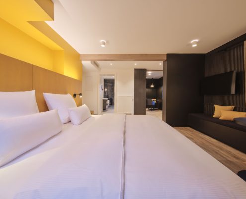 Mitten in der Innenstadt von baden-baden bietet das hotel am Sophienpark eine Dependance am Ende des Hotelparks mit 15 exklusiven Zimmern