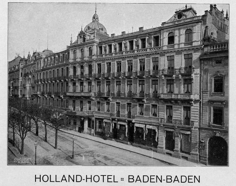 Das neue Holland Hotel vor 1910